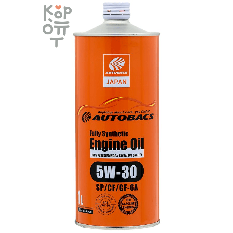 AUTOBACS Fully Synthetic ENGINE OIL 5W30 SP/CF/GF-6A - Синтетическое моторное масло