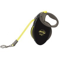 flexi рулетка GIANT Neon XL (от 50 кг) ремень 8 м черная