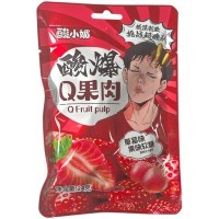 Кислый мармелад Hong TaiKee Foods Candy Кислые фрукты со вкусом Клубники