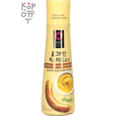 Соус "Daesang Whole Grain Mustard sauce" (горчичный) 320гр.