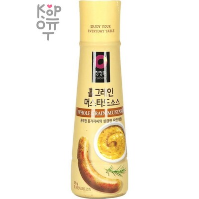 Соус "Daesang Whole Grain Mustard sauce" (горчичный) 320гр.