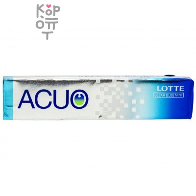 Lotte ACUO - Резинка жевательная голуба мята, 21гр.*20шт. в блоке
