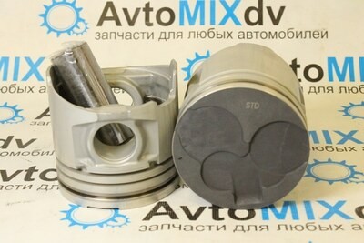Поршни двигателя 4M40T-2 ALFIN+O/G 43670AG ME203223 2.3/2/3 STD (к-т 4шт) IZUMI Red