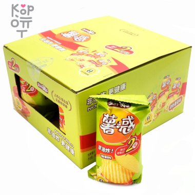 Чипсы Non Fried - вкусные картофельные со вкусом Томата, 32гр. &mdash; Корейские товары для всей семьи(КорОпт)