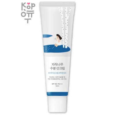 Round Lab Birch Juice Moisturizing Sunscreen - Увлажняющий солнцезащитный крем SPF 50+PA+++, 50 мл.