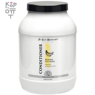 ISB Traditional Line Banana Кондиционер для средней шерсти 3 л &mdash; Корейские товары для всей семьи(КорОпт)