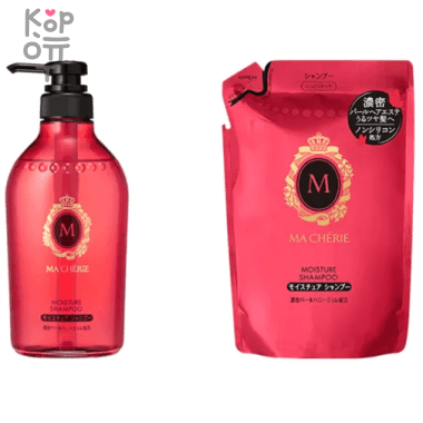 SHISEIDO MA CHERIE Moisture Shampoo EX - Бессиликоновый увлажняющий шампунь для волос с цветочно-фруктовым ароматом — Корейские товары для всей семьи(КорОпт)