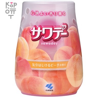 Освежитель воздуха для туалета «Sawaday – аромат персика в шампанском», 140гр. — Корейские товары для всей семьи(КорОпт)