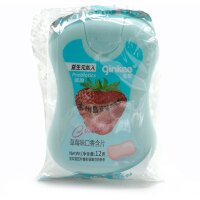Освежающая карамель Холодок Ginkee Prebiotics с пребиотиками и фруктовым вкусом Клубники