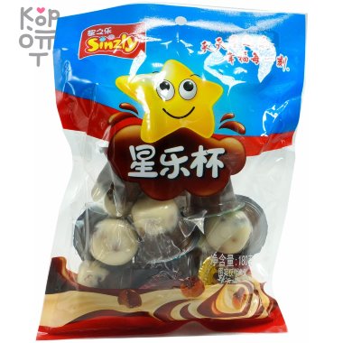 Паста Sinzly Happy Star Cream - Бисквит с шоколадной пастой в стаканчиках(10шт.) 180гр. — Корейские товары для всей семьи(КорОпт)