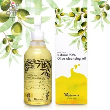 Elizavecca Milky Piggy Natural 90% Olive Cleansing Oil - Очищающее масло с натуральным экстрактом масло оливы 300мл — Корейские товары для всей семьи(КорОпт)