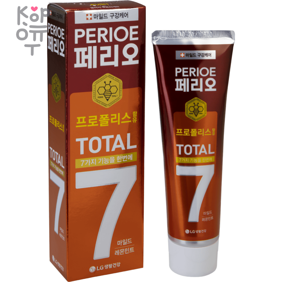 LG Perioe - Зубная паста комплексного действия "Total 7 Sensitive", 120гр., купить с доставкой на дом фото 1 &mdash; Корейские товары для всей семьи(КорОпт)