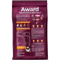 AWARD Сухой корм для взрослых собак средних пород с Индейкой и Курицей с добавлением Моркови и Черной Смородины.