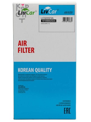 LIVCAR AIR FILTER LCQ0023A / Воздушный фильтр