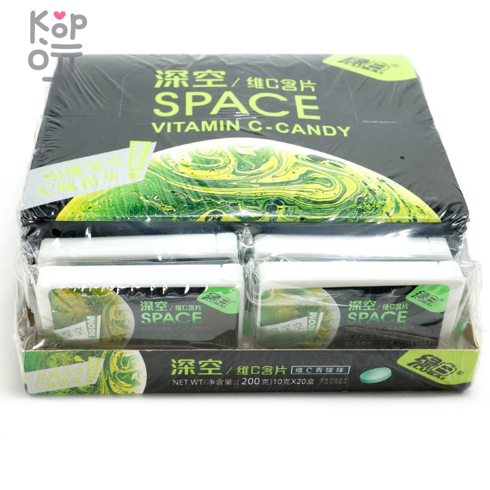 Драже с витамином C со вкусом киви, Space, купить с доставкой на дом фото 1 &mdash; Корейские товары для всей семьи(КорОпт)