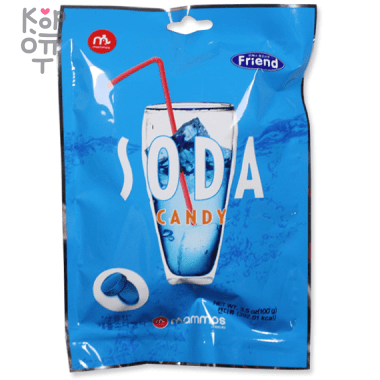 Mammos Soda Candy - Карамель Сладкая газировка, 80гр. — Корейские товары для всей семьи(КорОпт)