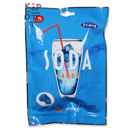 Mammos Soda Candy - Карамель Сладкая газировка, 80 г