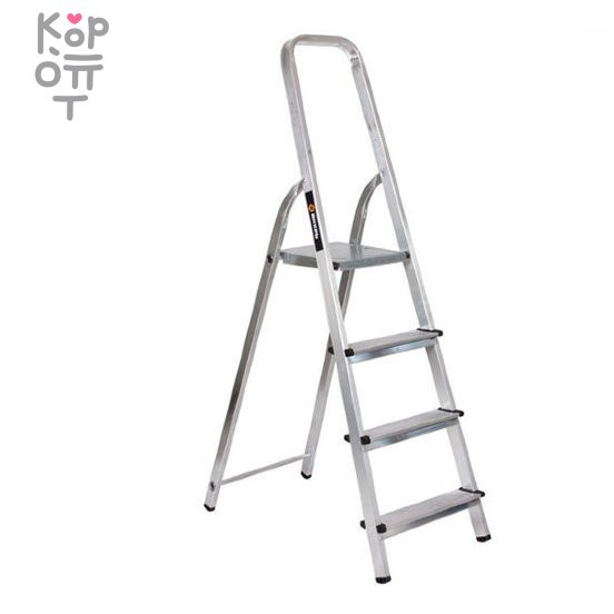 Стремянка алюминиевая ВИХРЬ СА 1х4, купить с доставкой на дом фото 1 — Корейские товары для всей семьи(КорОпт)