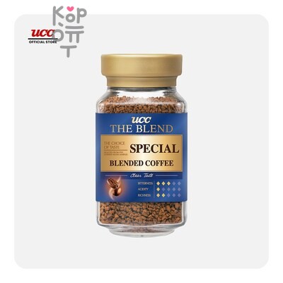 UCC — Кофе растворимый сублимированный ТМ Special Blend, 70 г, стеклянная банка