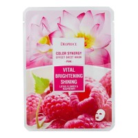 Deoproce Color Synergy Effect Sheet Mask, 20 г × 10: Pink, Purple, Yellow, Red, Sky Blue