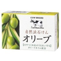 Мыло туалетное COW BRAND "Natural Soap" натуральное с Оливковым маслом.