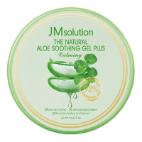 JMSolution The Natural Aloe Soothing Gel Cica Plus Calming - Успокаивающий гель с Алоэ и Центеллой, 300 мл