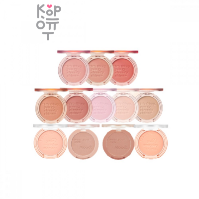 Peripera Pure Blushed Sunshine Cheek - Стойкие высокопигментированные румяна 4,2гр.