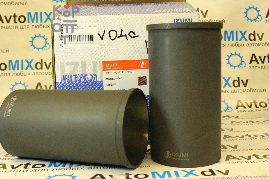 Гильза ДВС N04C / N04CT F / F 11461-78021 фосфатированные бурт MORIDA