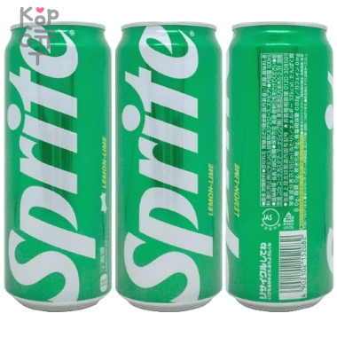 Газированный напиток Sprite Japan Lemon &amp; Lime - Спрайт со вкусом Лимона и Лайма, 500мл. &mdash; Корейские товары для всей семьи(КорОпт)