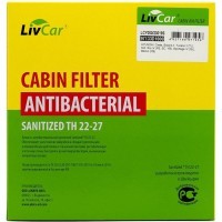 LIVCAR Cabin Air Filter LCY000/23019S - Салонный фильтр с антибактериальным составом для HYUNDAI, антибактериальный