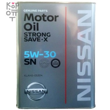 NISSAN Strong Save X 5W30 SN - Моторное масло &mdash; Корейские товары для всей семьи(КорОпт)
