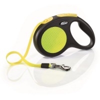 flexi рулетка New Neon M (до 25 кг) лента 5 м