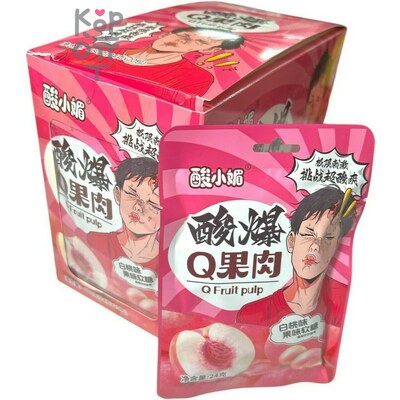 Кислый мармелад Hong TaiKee Foods Candy Кислые фрукты со вкусом Персика