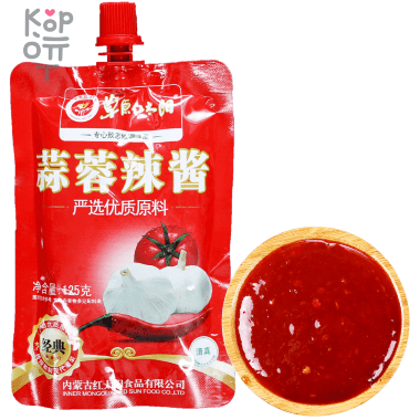 Red Sun Food Garlic Hot Pepper Paste - Настоящий чесночный острый соус, 200гр. &mdash; Корейские товары для всей семьи(КорОпт)