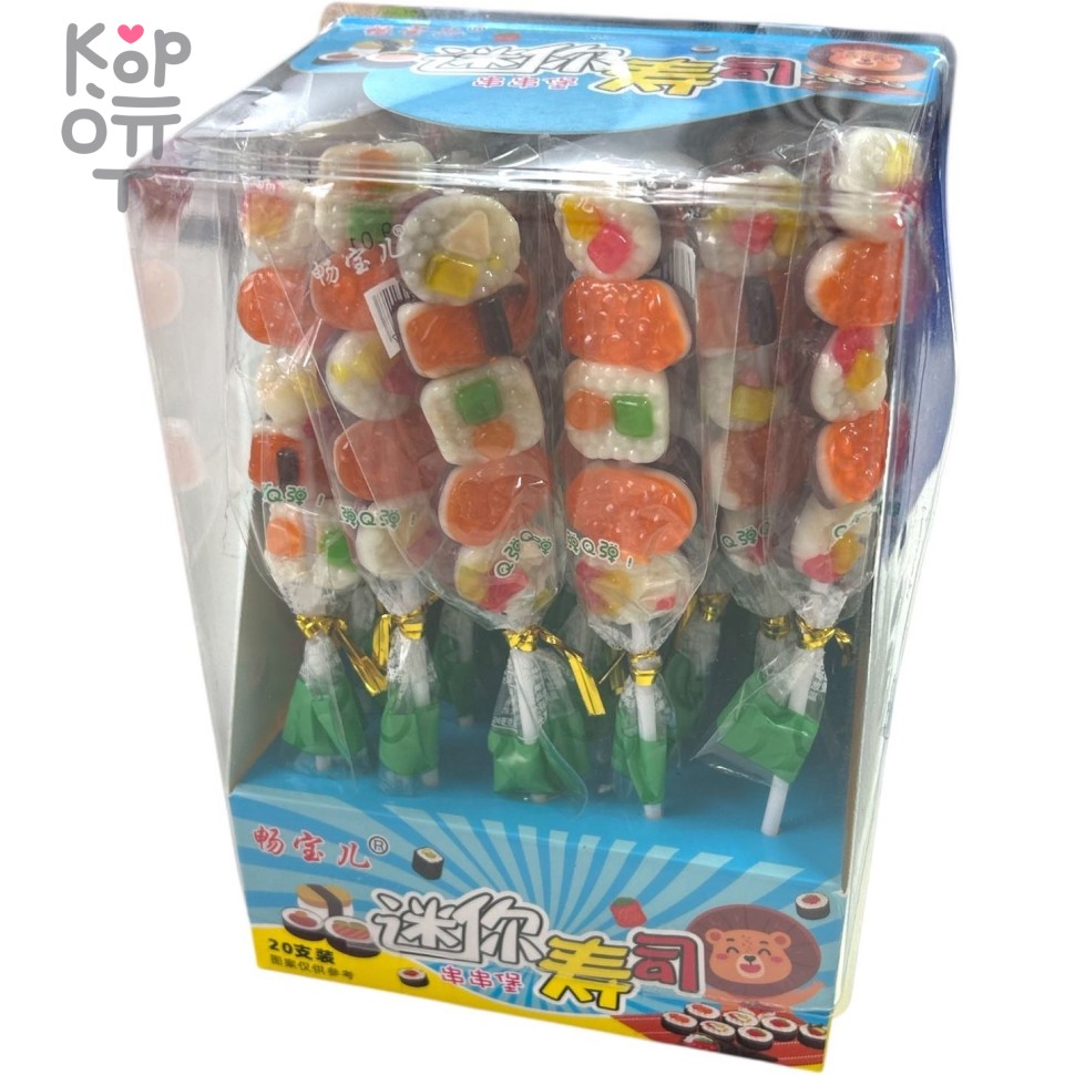 Жевательный фруктовый мармелад Sushi - Суши сет, купить с доставкой на дом фото 1 &mdash; Корейские товары для всей семьи(КорОпт)