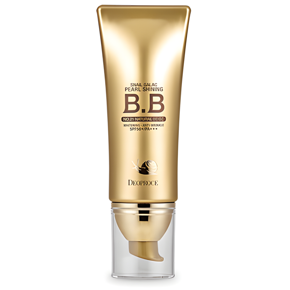 Deoproce Snail Galac Pearl Shining BB SPF50+/PA+++ -  Многофункциональный ВВ-крем с жемчужным сиянием, 40гр.