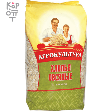 Хлопья овсяные Агрокультура, 400гр. &mdash; Корейские товары для всей семьи(КорОпт)