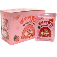 Конфеты шоколадные Лицюнь половина шоколада со вкусом Клубники