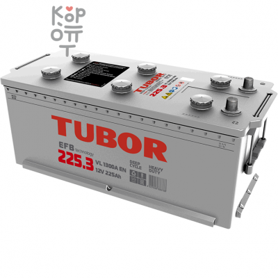 Аккумулятор TUBOR EFB 6СТ-225.3 VL, 225A, C type ( L )