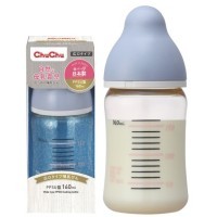 Chu Chu Baby Пластиковая бутылочка для кормления с силиконовой соской (с широким горлышком)