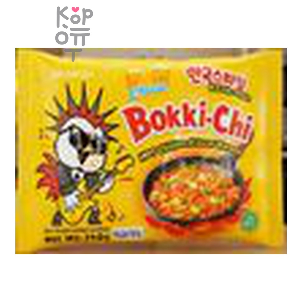 Лапша сублимированная Bokki-Chi 140 г со вкусом острой курицы «Сырная», 1*40 м/у, шт