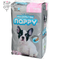 Neo Loo Life NEOOMUTSU Подгузники для домашних животных, размер L (7-12 кг.), 12шт.