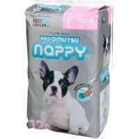 Neo Loo Life NEOOMUTSU Подгузники для домашних животных, размер L (7-12кг.), 12шт.