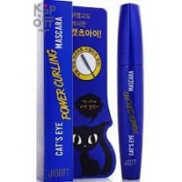 Jigott Cat's Eye Power Curling Mascara - Подкручивающая тушь для ресниц 12гр.