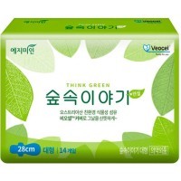 Yejimiin Veocel  Forest Story Sanitary Pad - Гигиенические прокладки с эвкалиптовой поверхностью. 