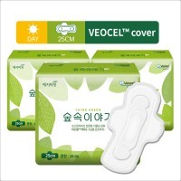 Yejimiin Veocel  Forest Story Sanitary Pad - Гигиенические прокладки с эвкалиптовой поверхностью. 