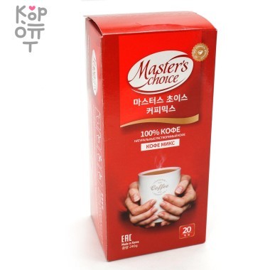 Кофе Master&#039;s Choice Mix Трубочка 3 в 1(кофе+сахар+заменитель молока) — Корейские товары для всей семьи(КорОпт)