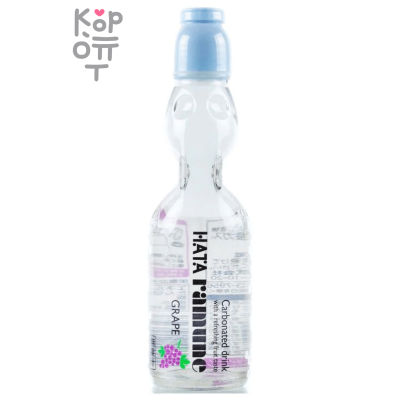 Hata Kosen Grape Ramune Напиток безалкогольный газированный Рамуне со вкусом винограда, 200 мл