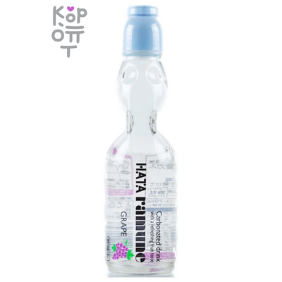 Hata Kosen Grape Ramune Напиток безалкогольный газированный Рамуне со вкусом винограда, 200 мл