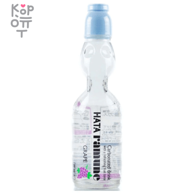 Напиток безалкогольный газированный Hata Kosen Grape Ramune - Рамуне со вкусом Винограда, 200мл. &mdash; Корейские товары для всей семьи(КорОпт)